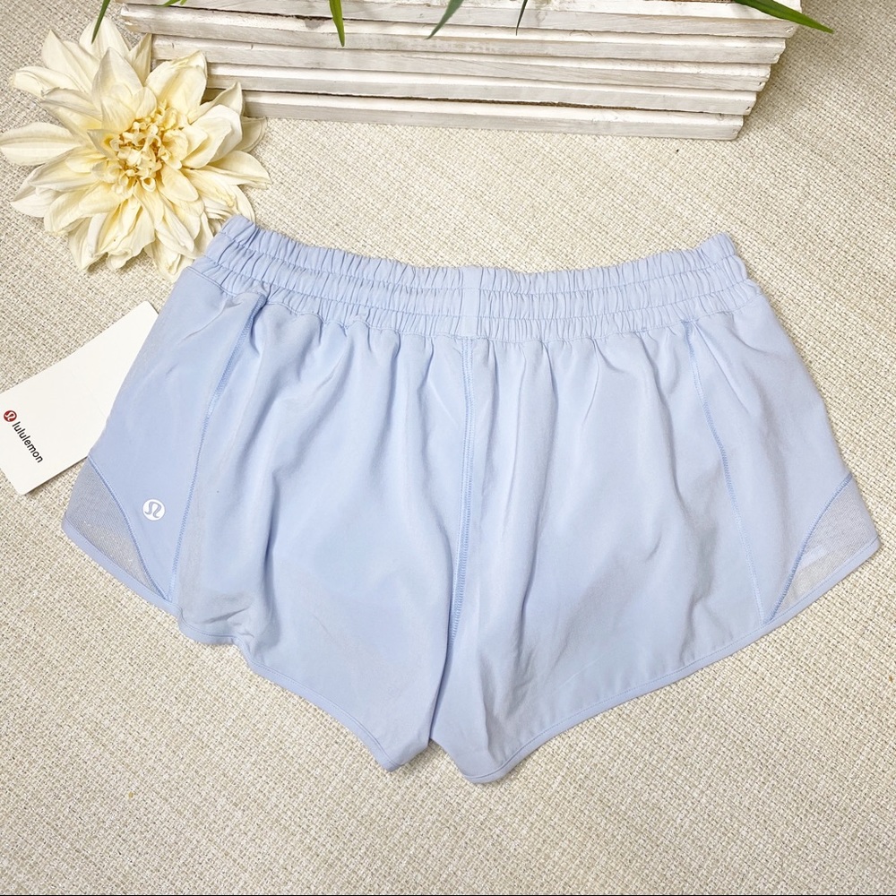 Lululemon Daydream Hotty Hot Shorts Light Blue Gym - Picture 7 of 8